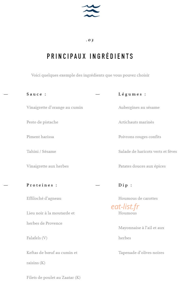 Med'Eat — carte page 2