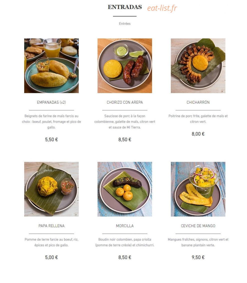 Mi Tierra — carte page 1