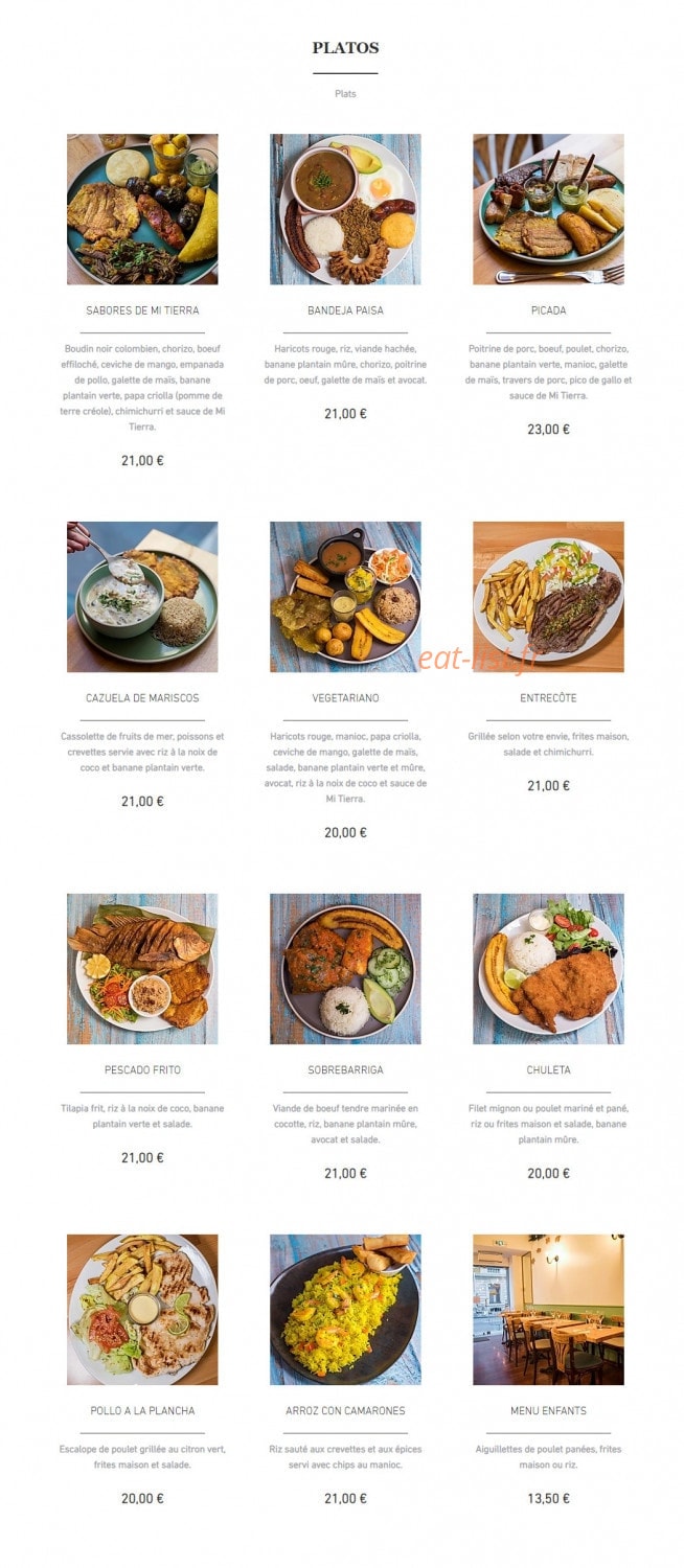 Mi Tierra — carte page 2