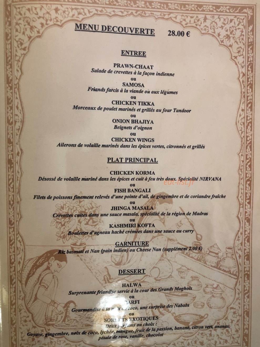 Nirvana Inde — carte page 11