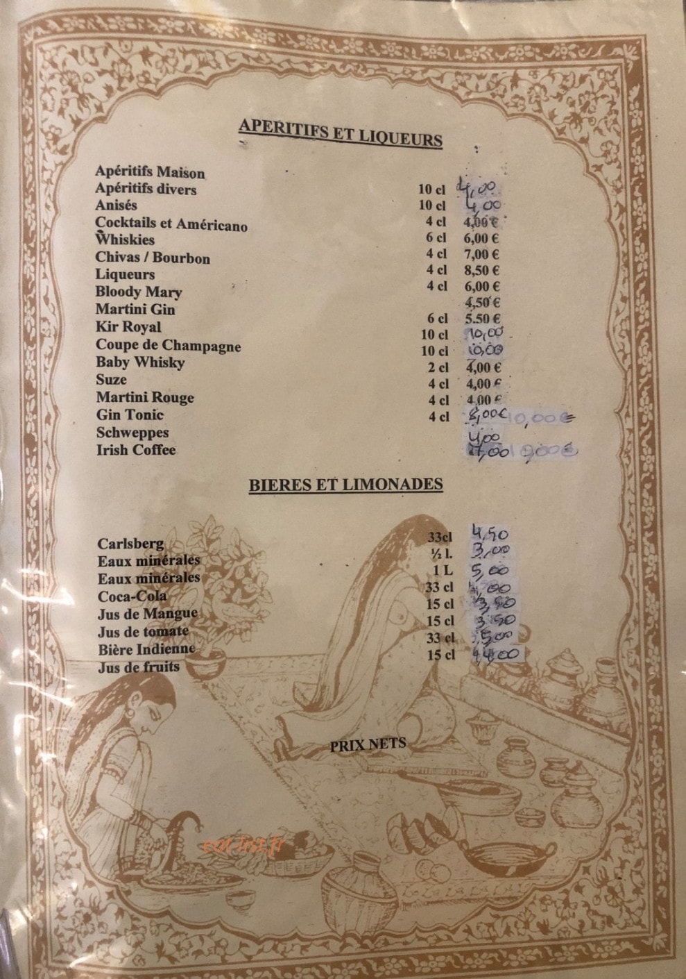 Nirvana Inde — carte page 13