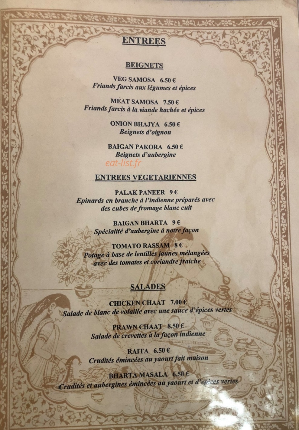 Nirvana Inde — carte page 3