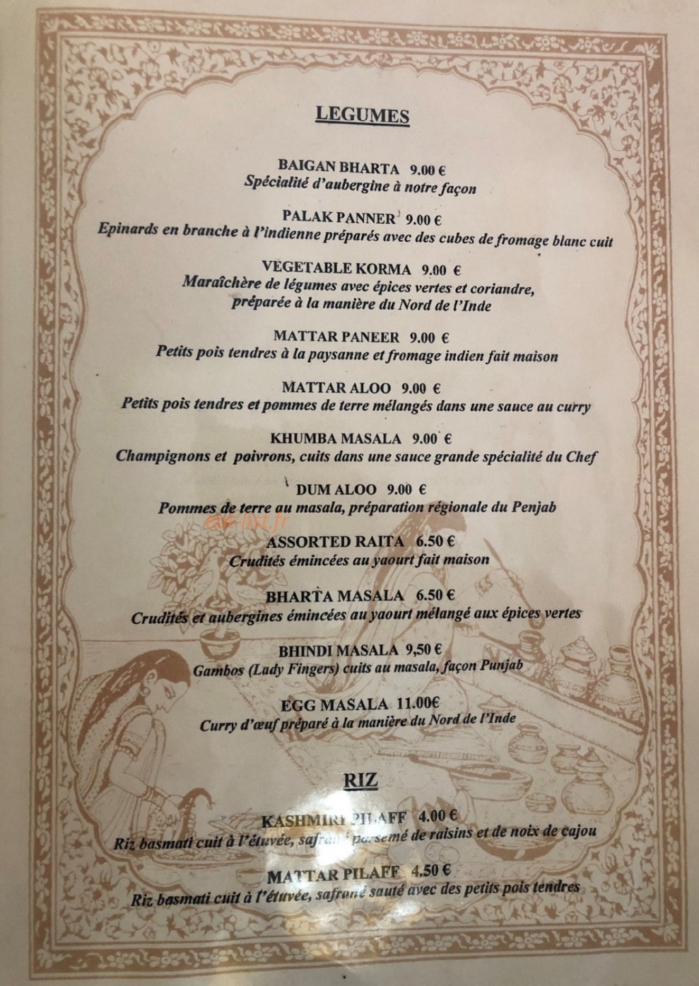 Nirvana Inde — carte page 7