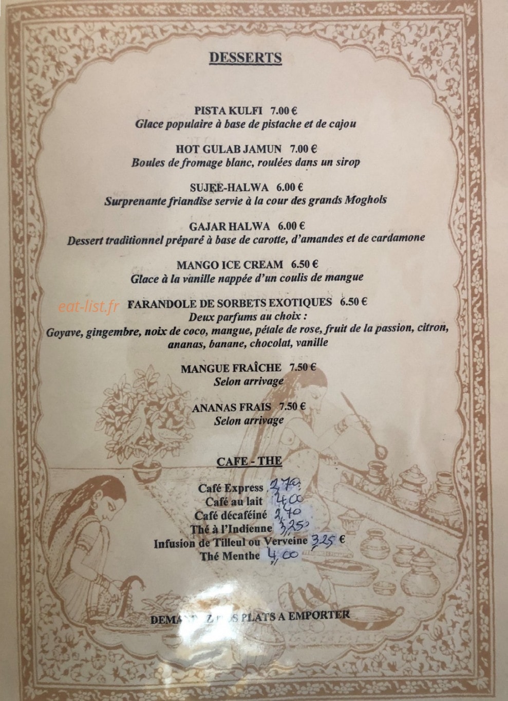 Nirvana Inde — carte page 9
