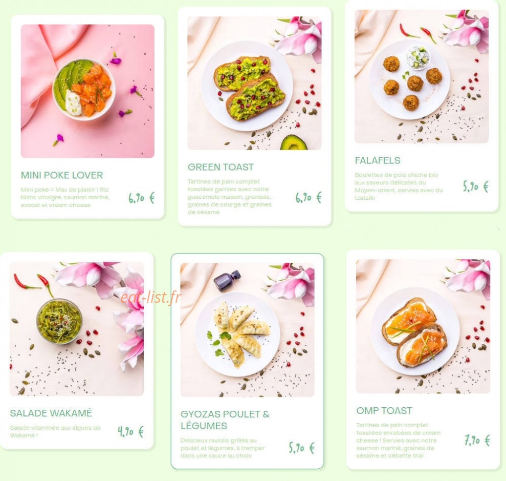 Oh My Poke — carte page 6