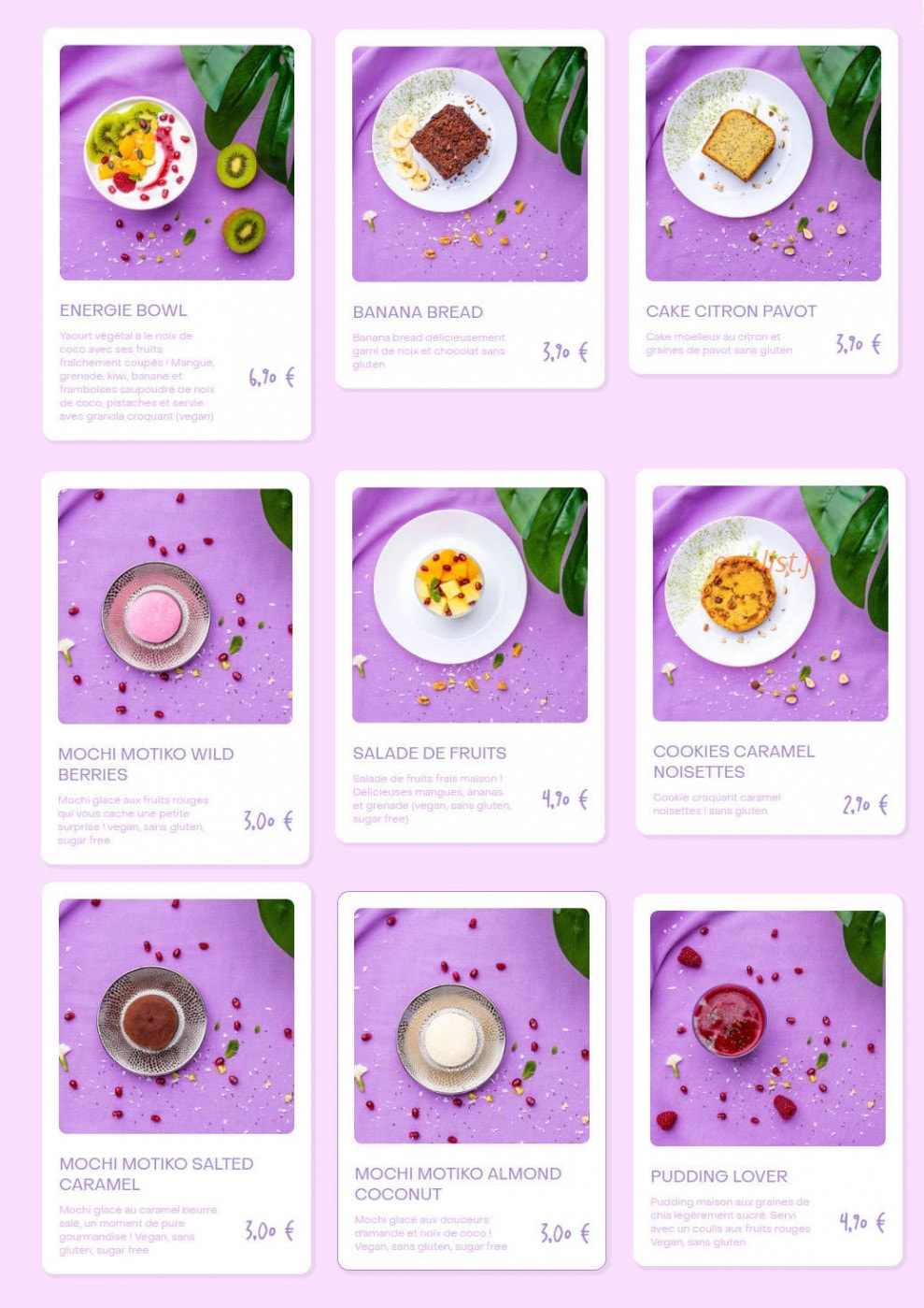 Oh My Poke — carte page 3