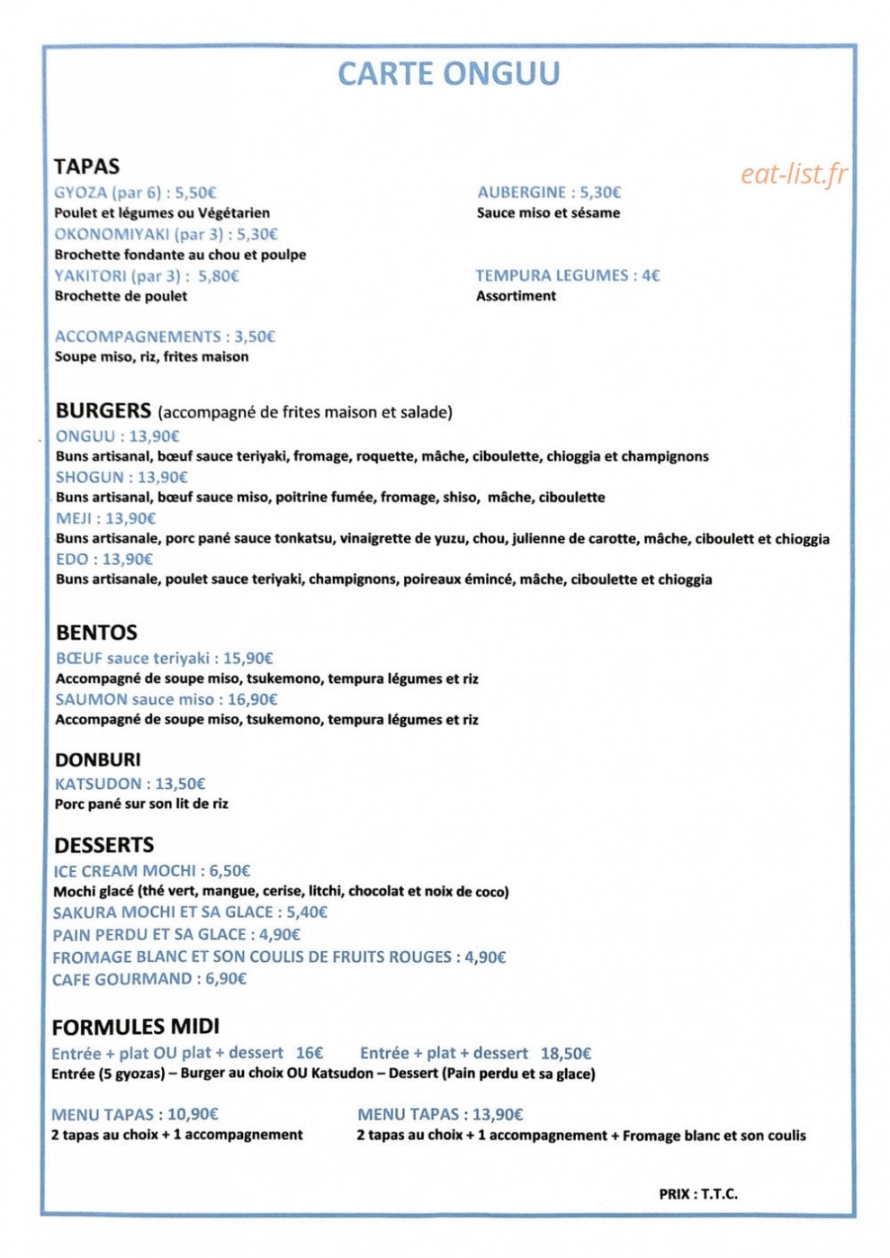 Onguu — carte page 1