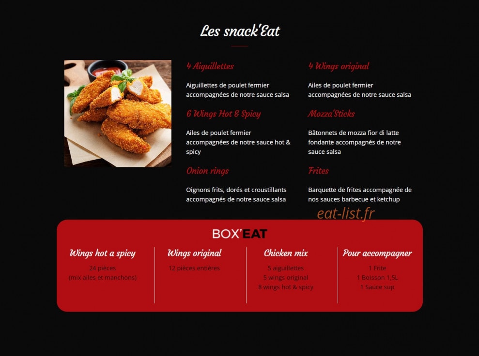 Pizz'Eat — carte page 6