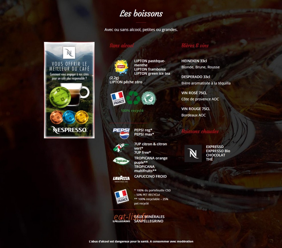 Pizz'Eat — carte page 8