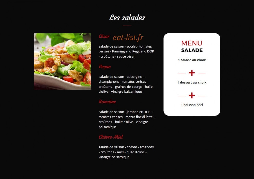 Pizz'Eat — carte page 4