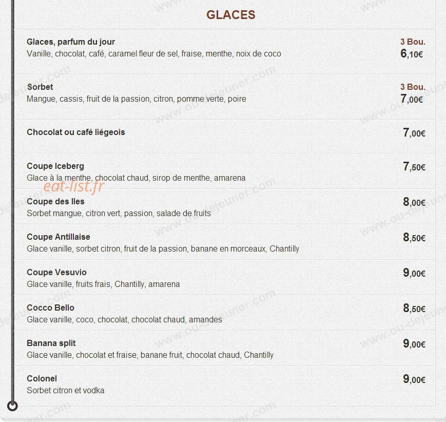 Pizza Vesuvio — carte page 13
