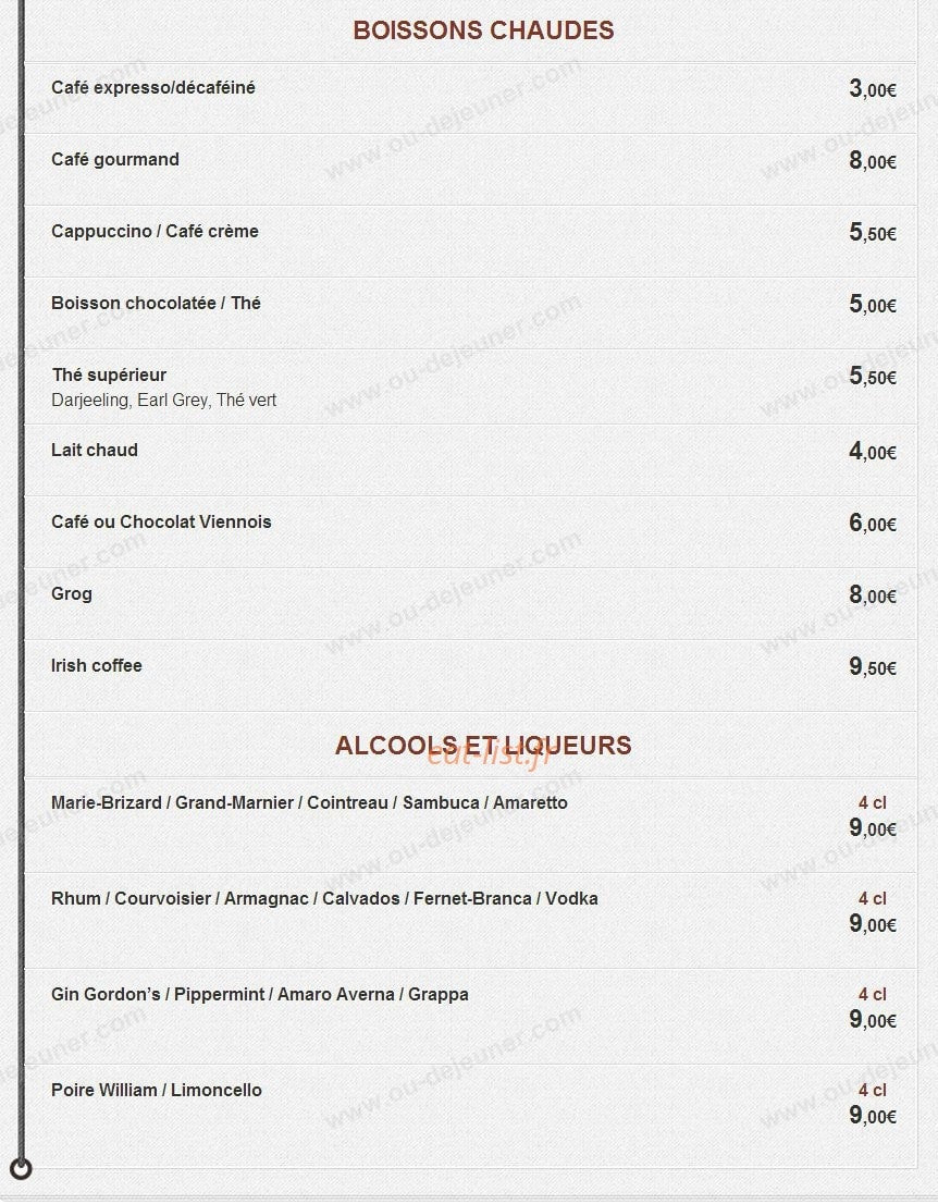 Pizza Vesuvio — carte page 17