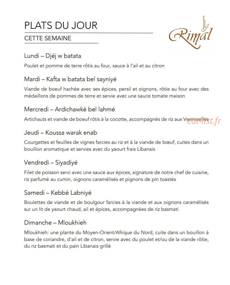 Rimal — carte page 1