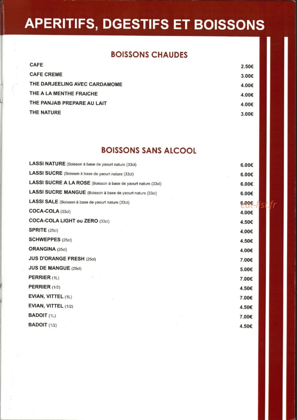 Rose de Kashmir — carte page 9