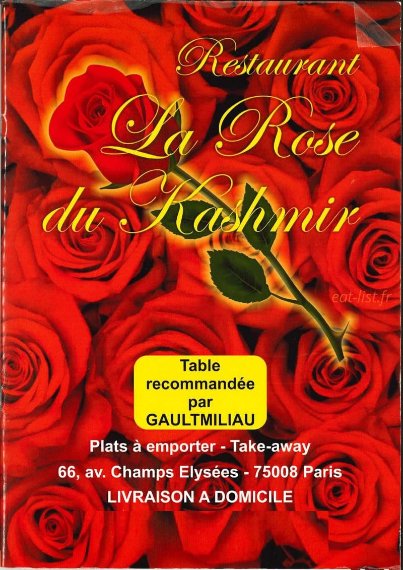Rose de Kashmir — carte page 1