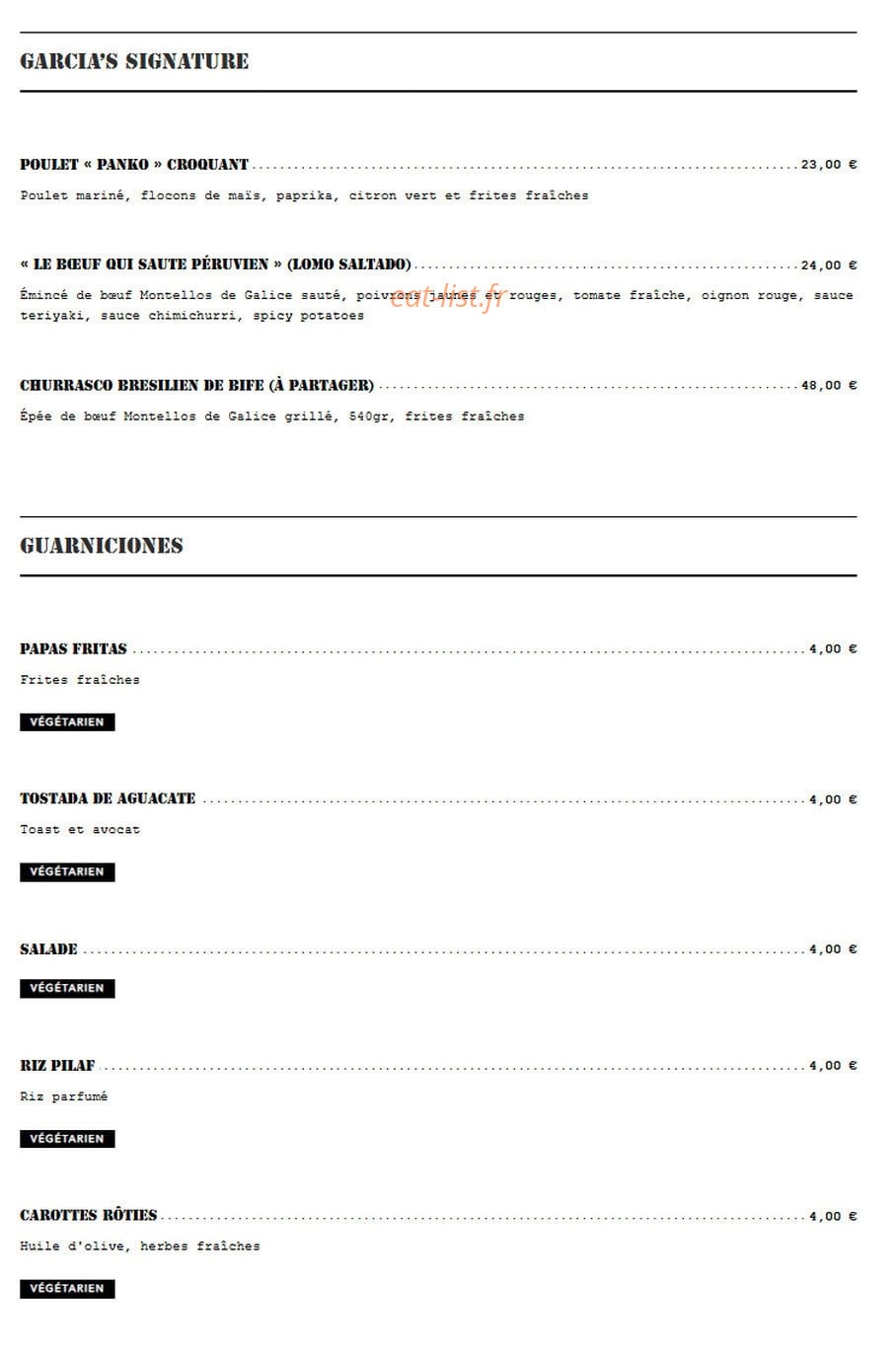 Sergent Garcia — carte page 3