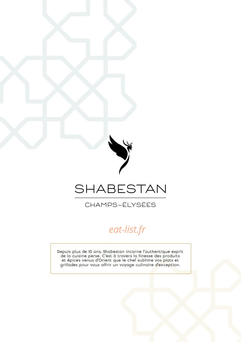 Shabestan — carte page 1