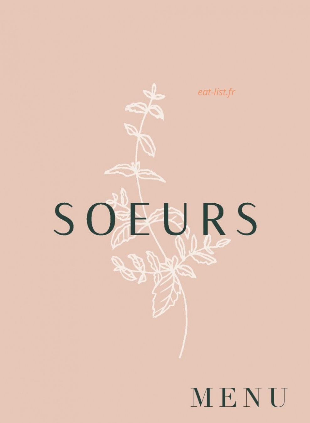 Soeurs — carte page 1