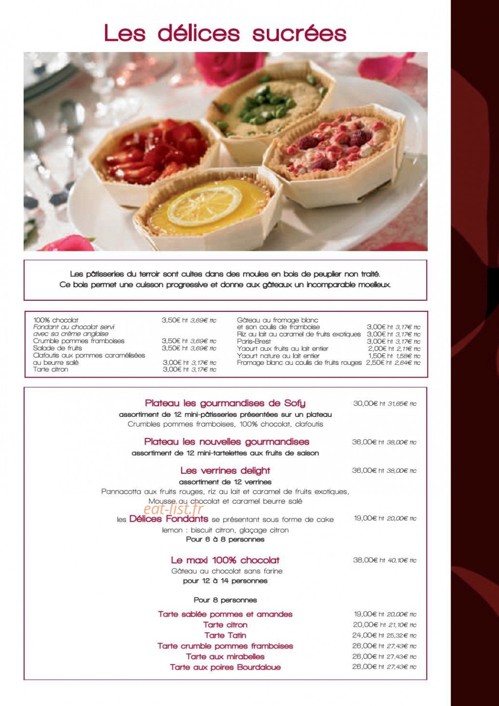 Sofy's — carte page 7