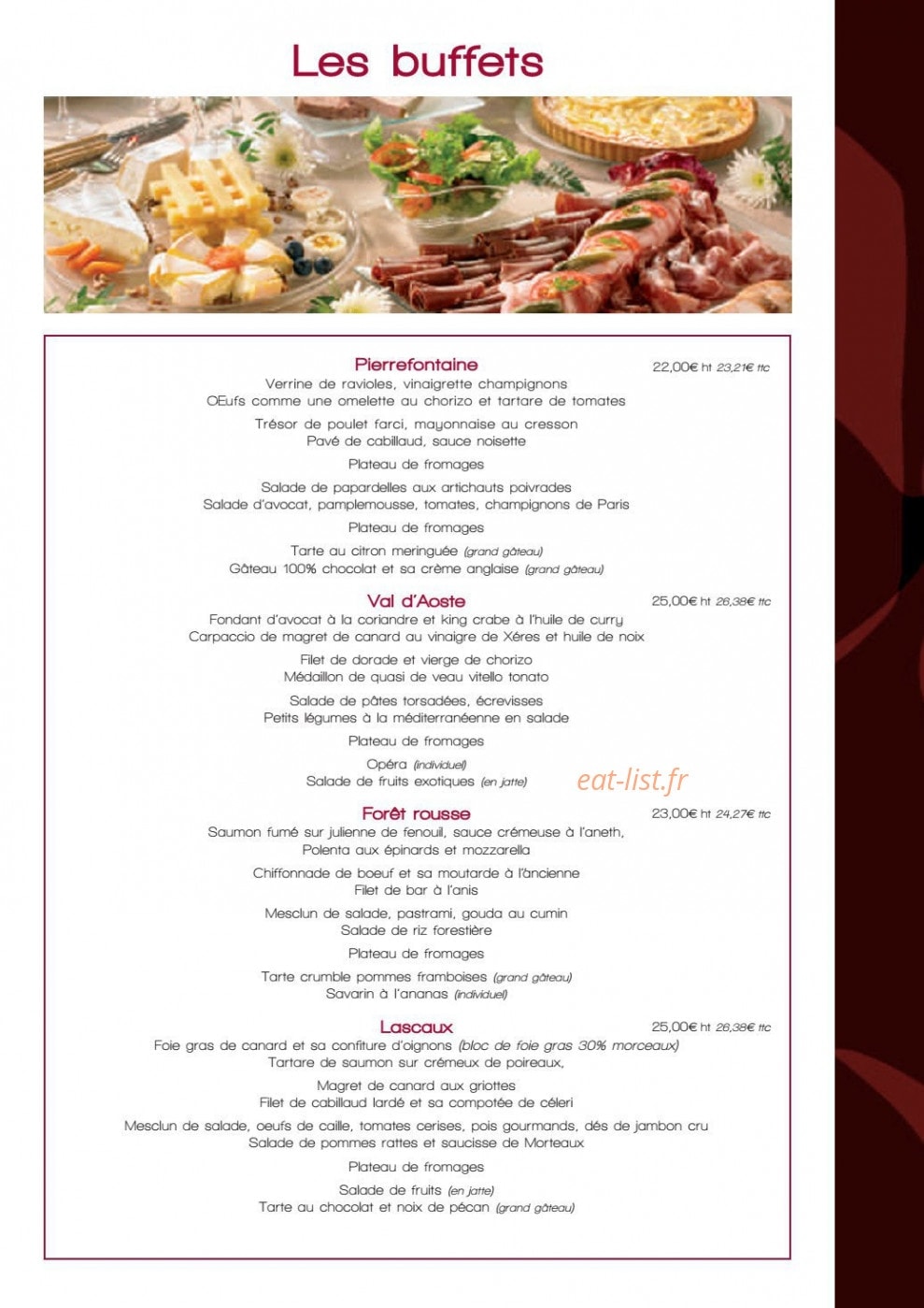 Sofy's — carte page 4