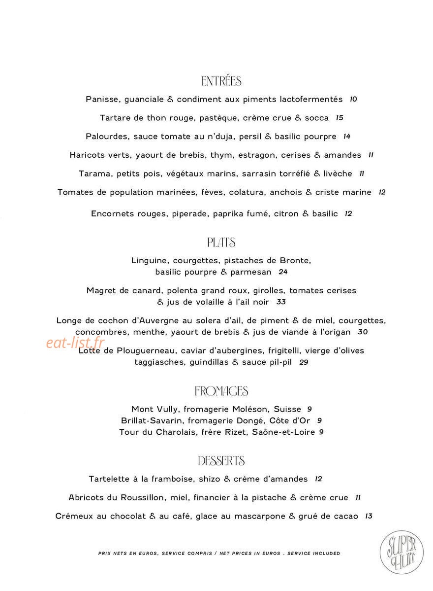 Super Huit — carte page 1