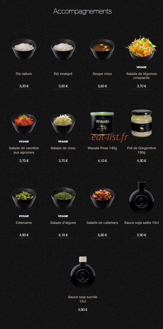 Sushi Shop — carte page 24