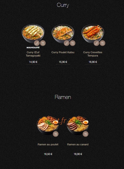 Sushi Shop — carte page 21