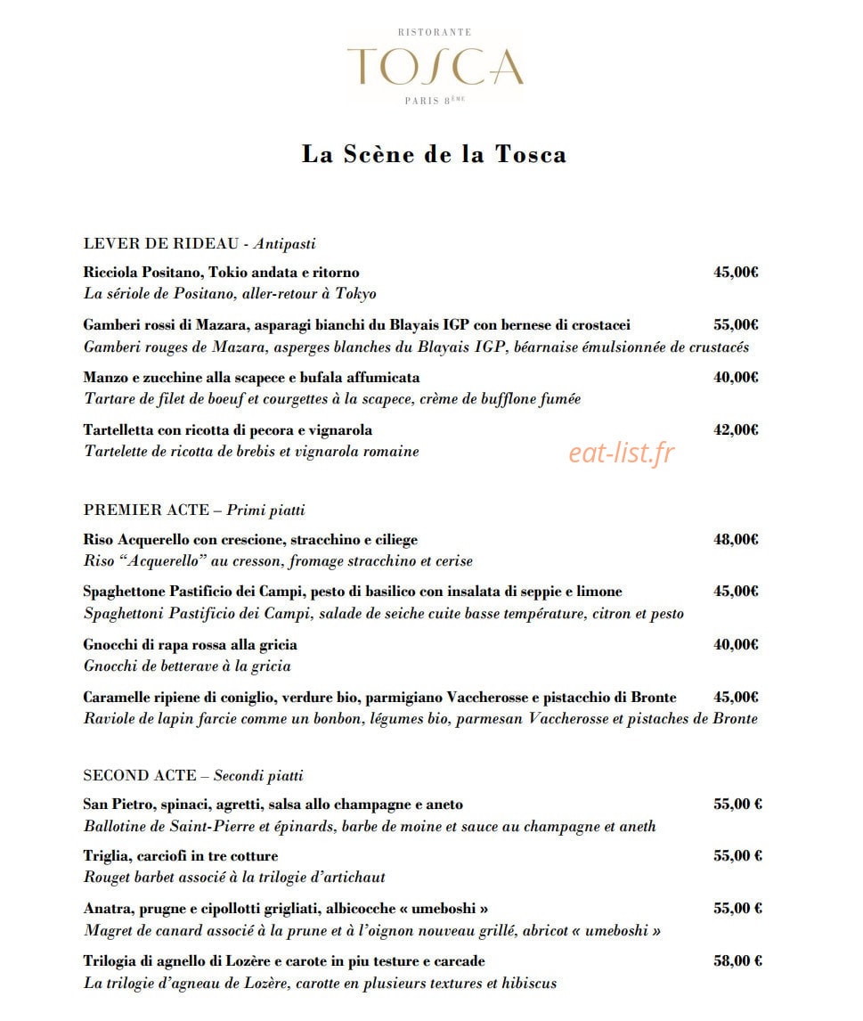 Tosca — carte page 2