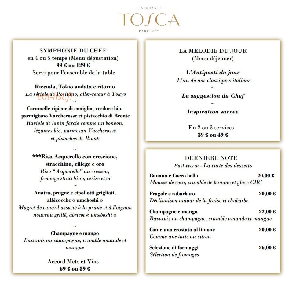 Tosca — carte page 3