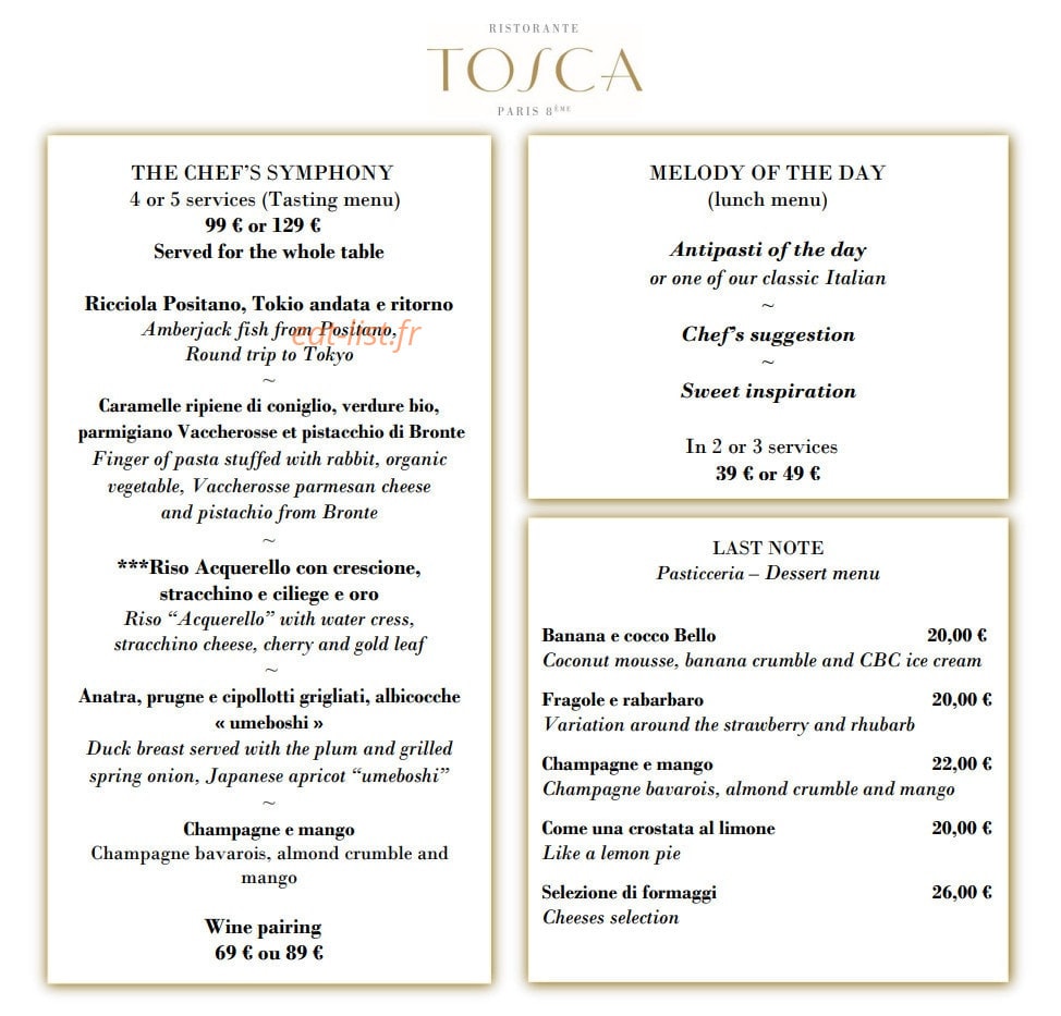 Tosca — carte page 5