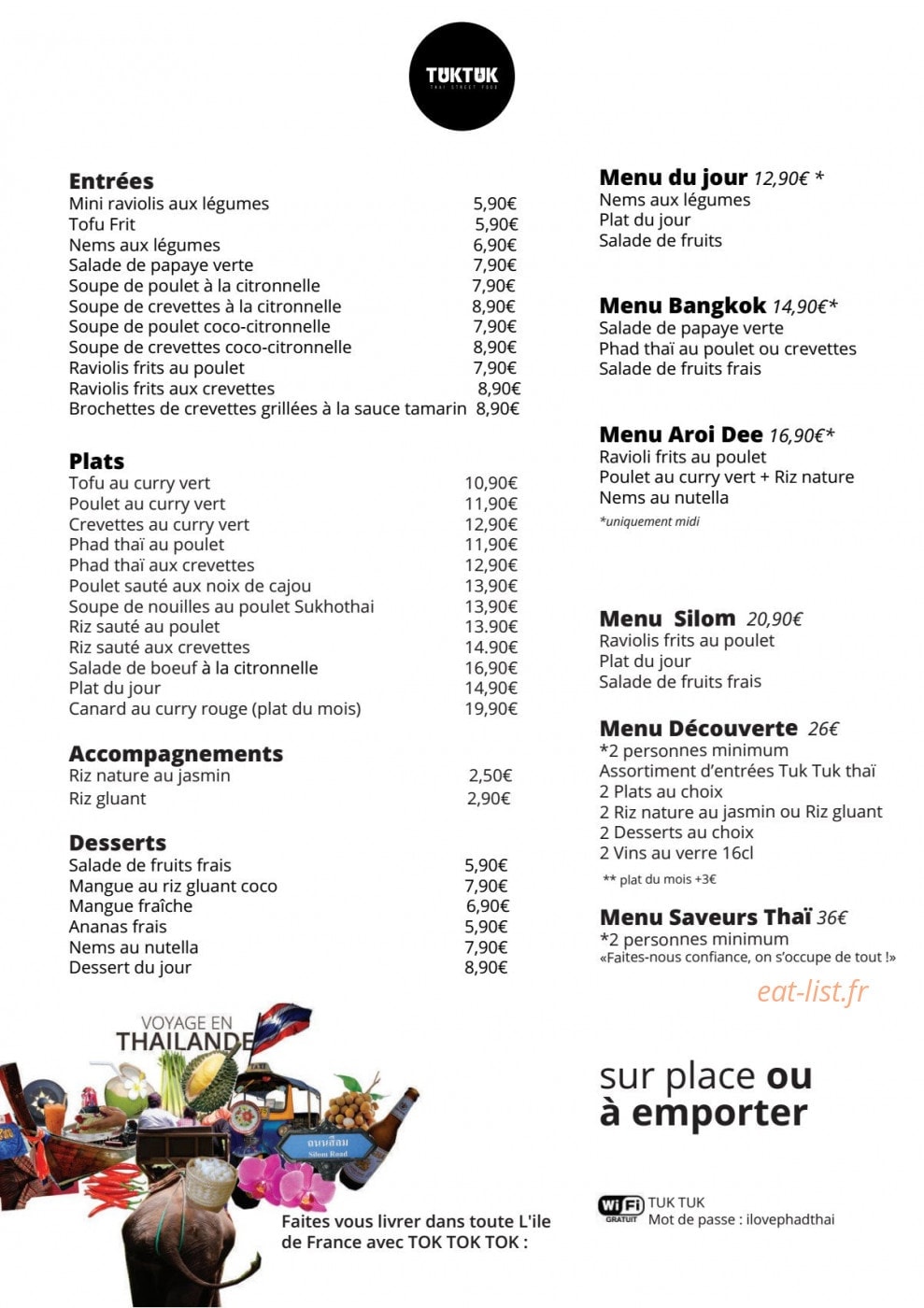 Tuk Tuk — carte page 1