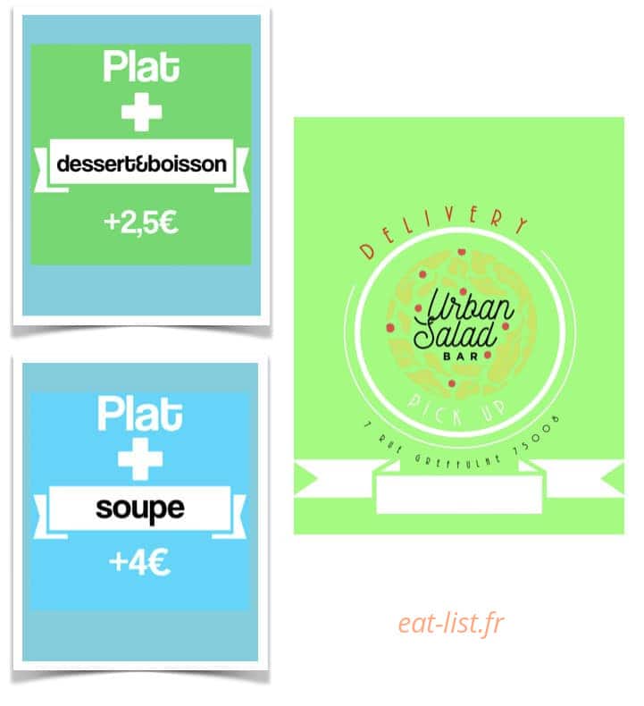 Urban salad bar — carte page 1
