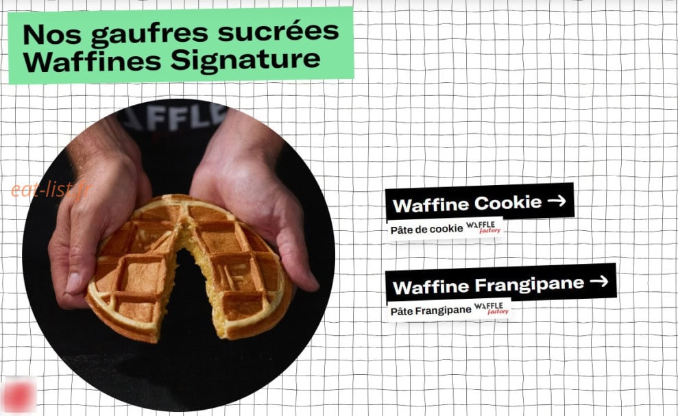 Waffle Factory — carte page 5