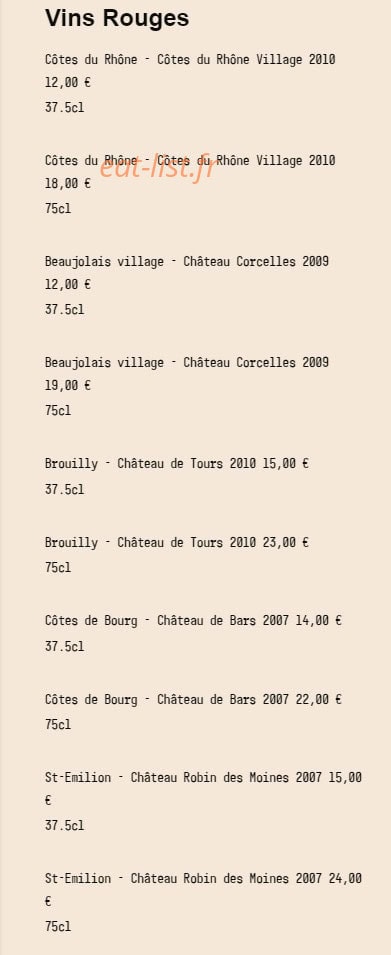 Yaki Ginza — carte page 21