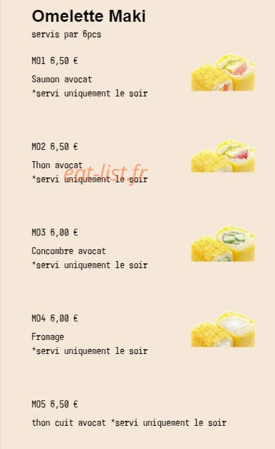 Yaki Ginza — carte page 16