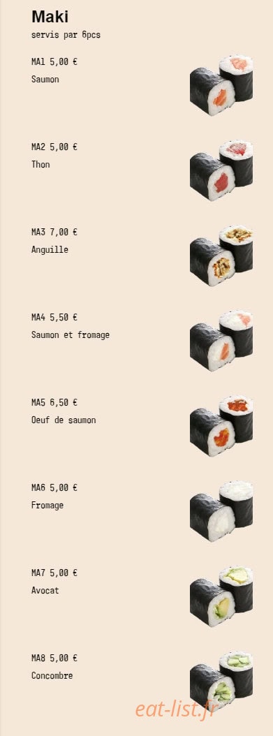 Yaki Ginza — carte page 10