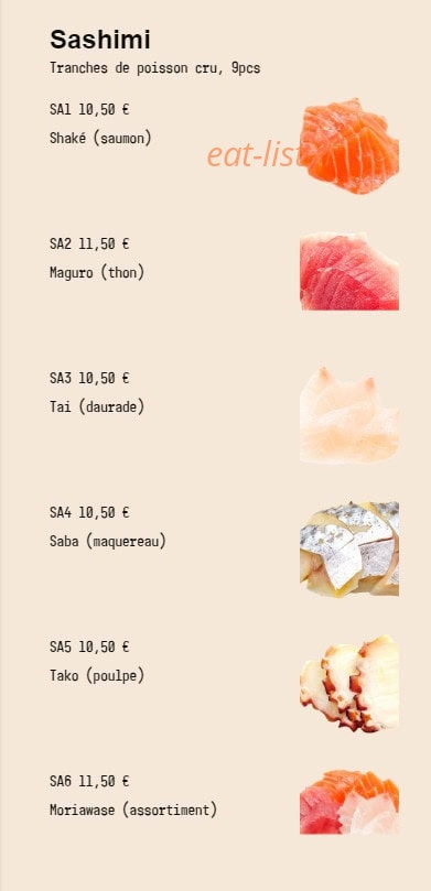 Yaki Ginza — carte page 9