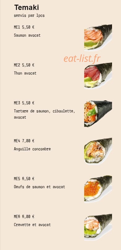 Yaki Ginza — carte page 17