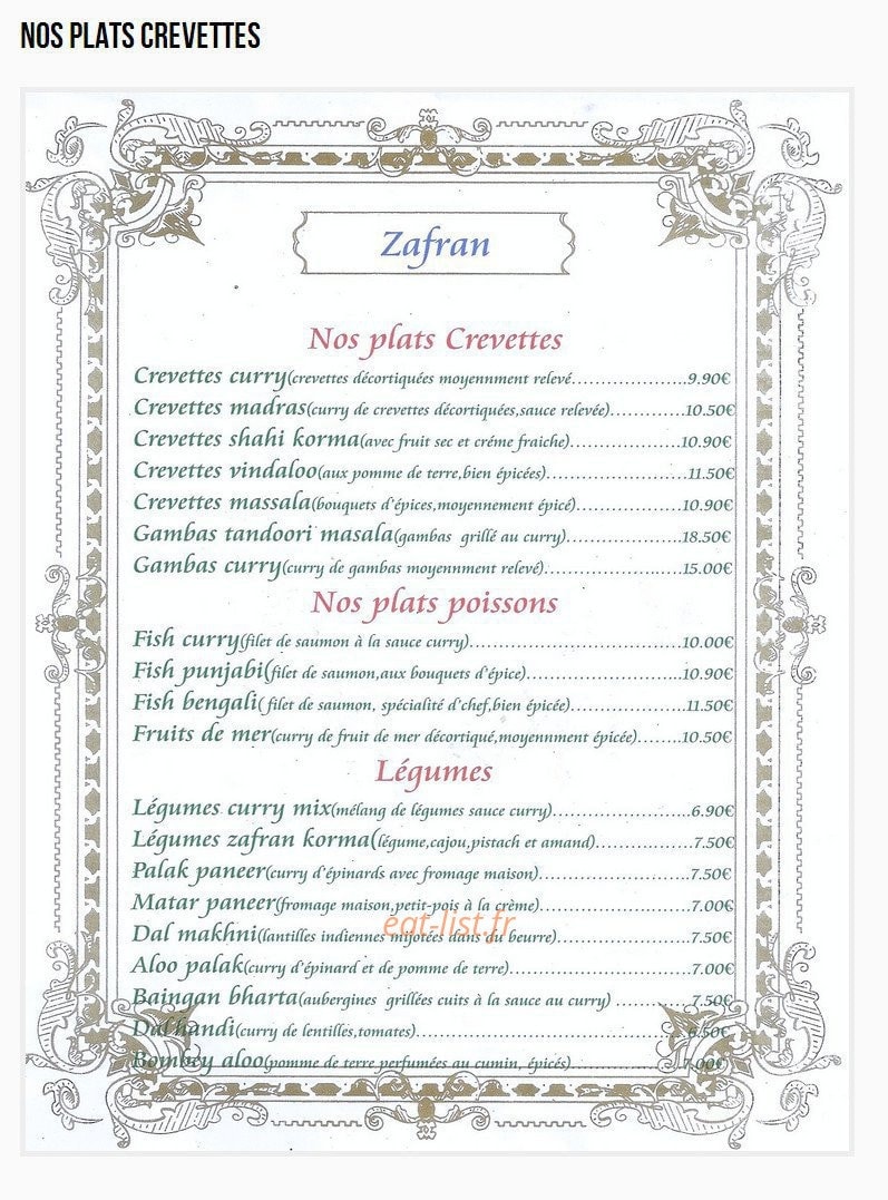 Zafran — carte page 7