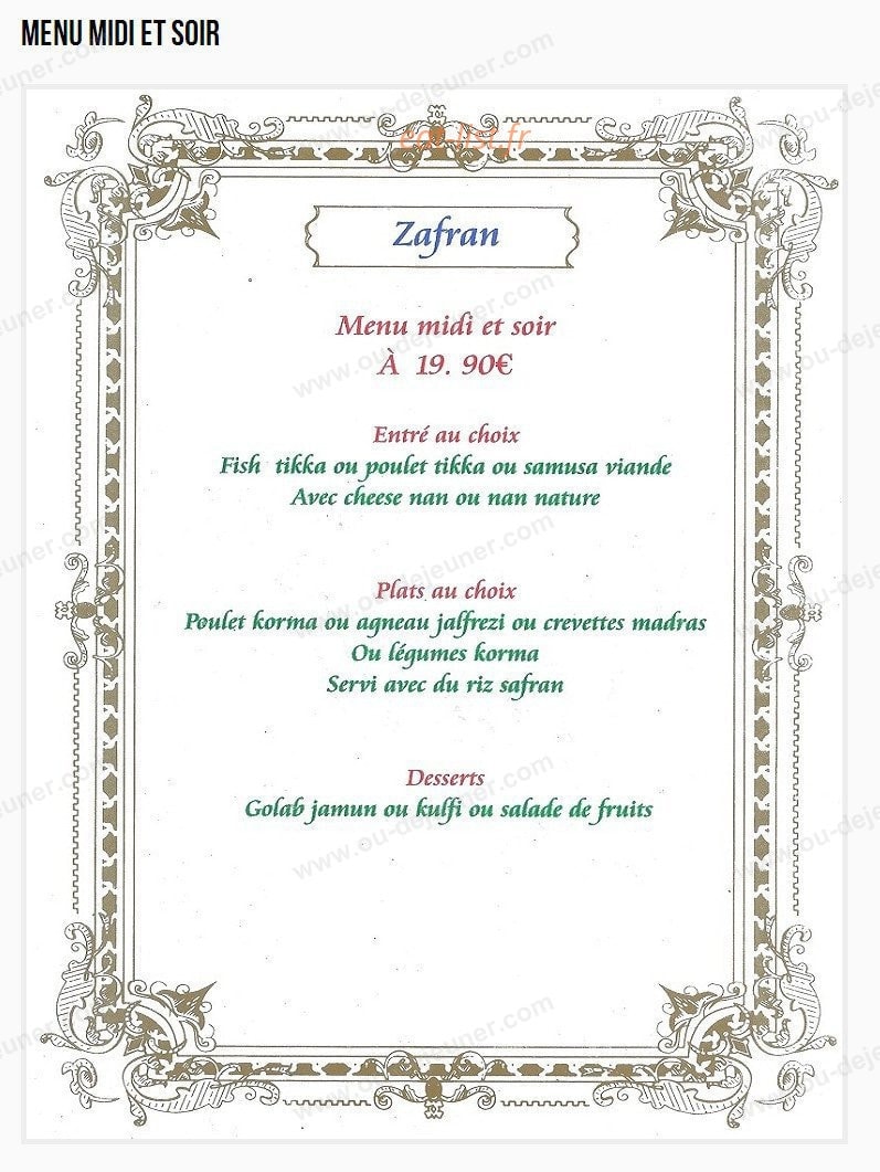 Zafran — carte page 5