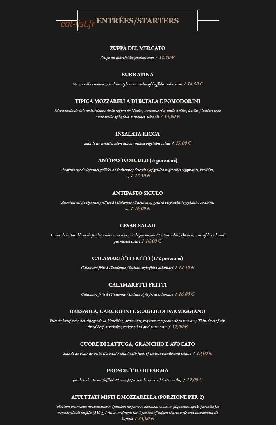 Ziti — carte page 1