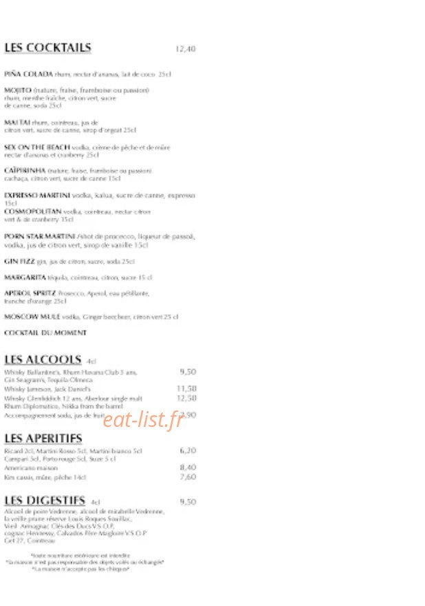 99 Café — carte page 5