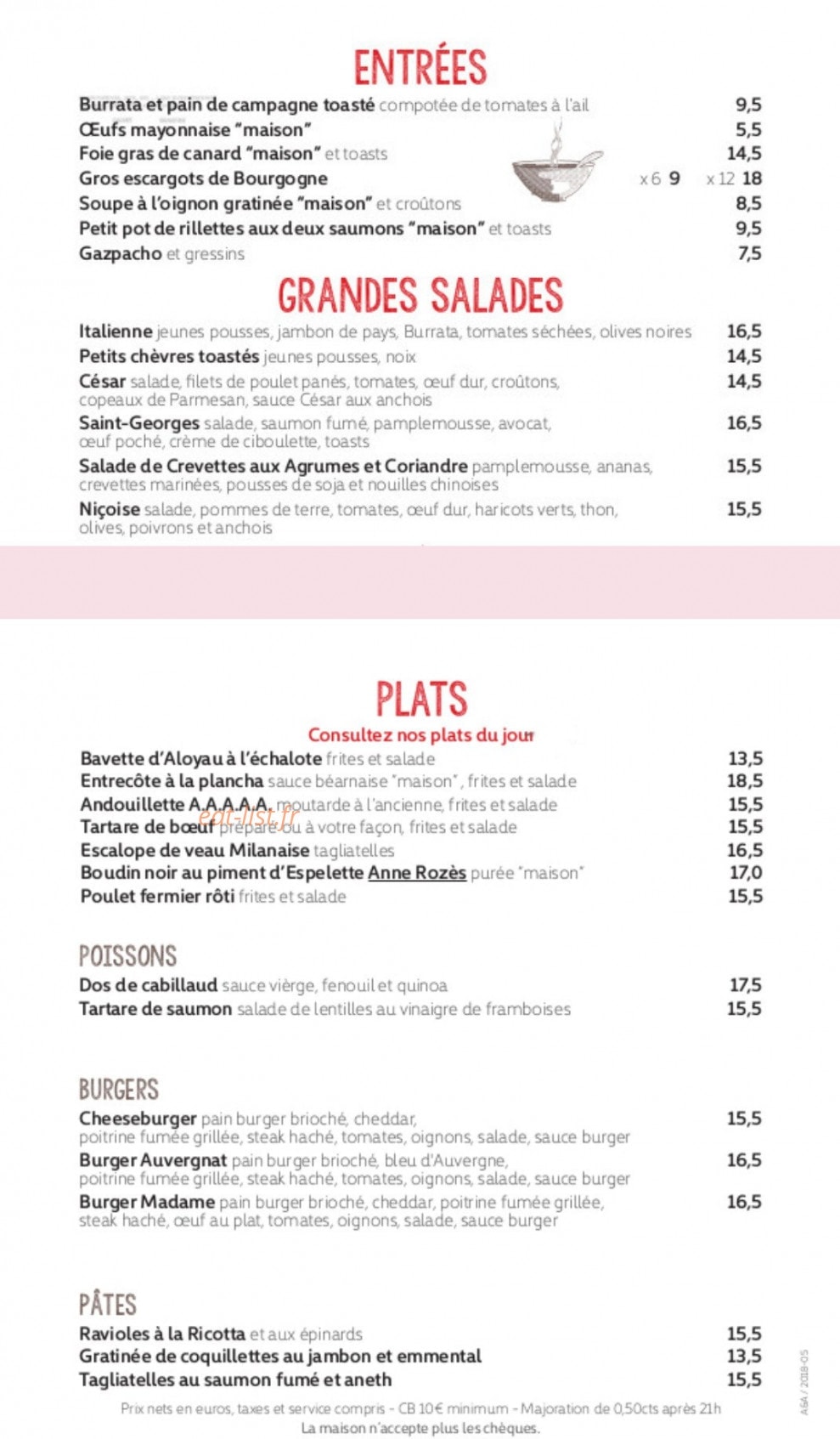 A la Place Saint Georges — carte page 3