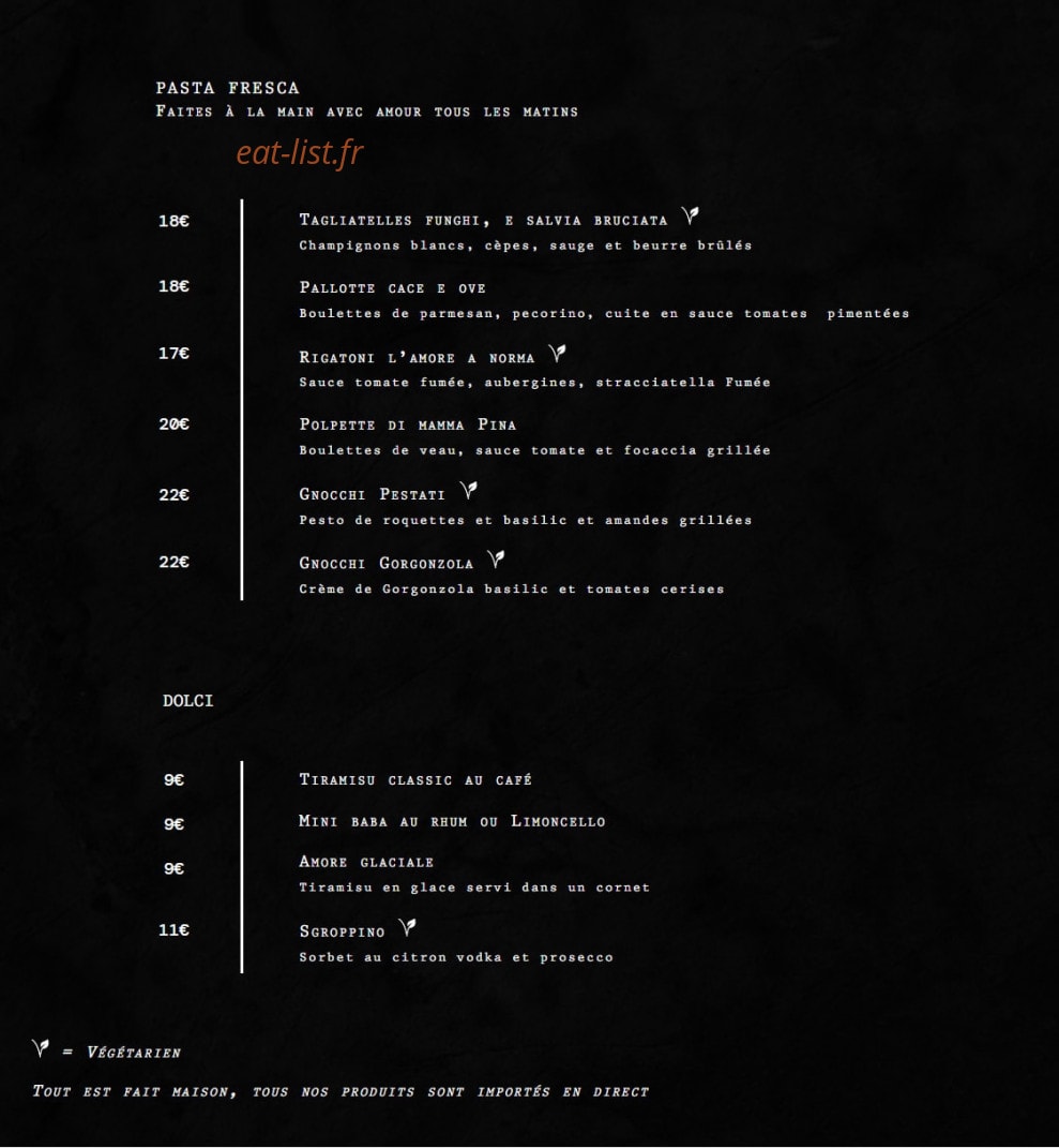 Amore Amaro — carte page 2