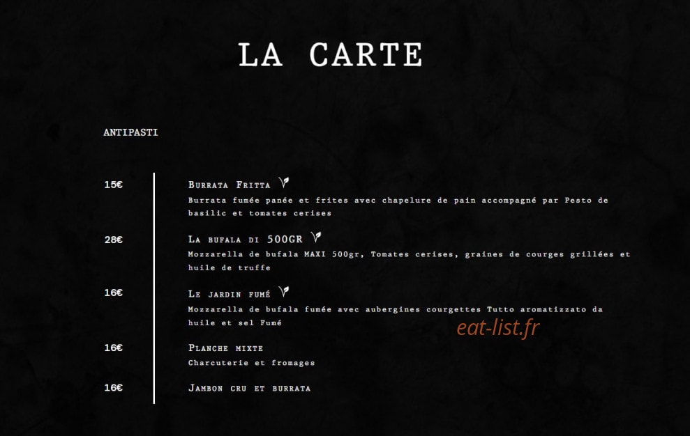 Amore Amaro — carte page 1