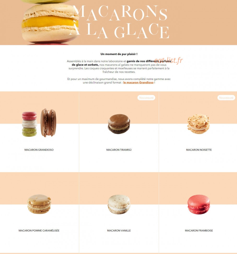 Amorino — carte page 9
