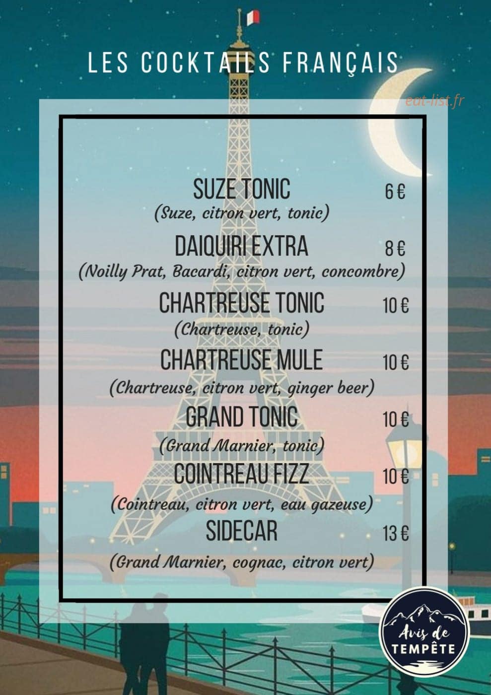 Avis de Tempête — carte page 5
