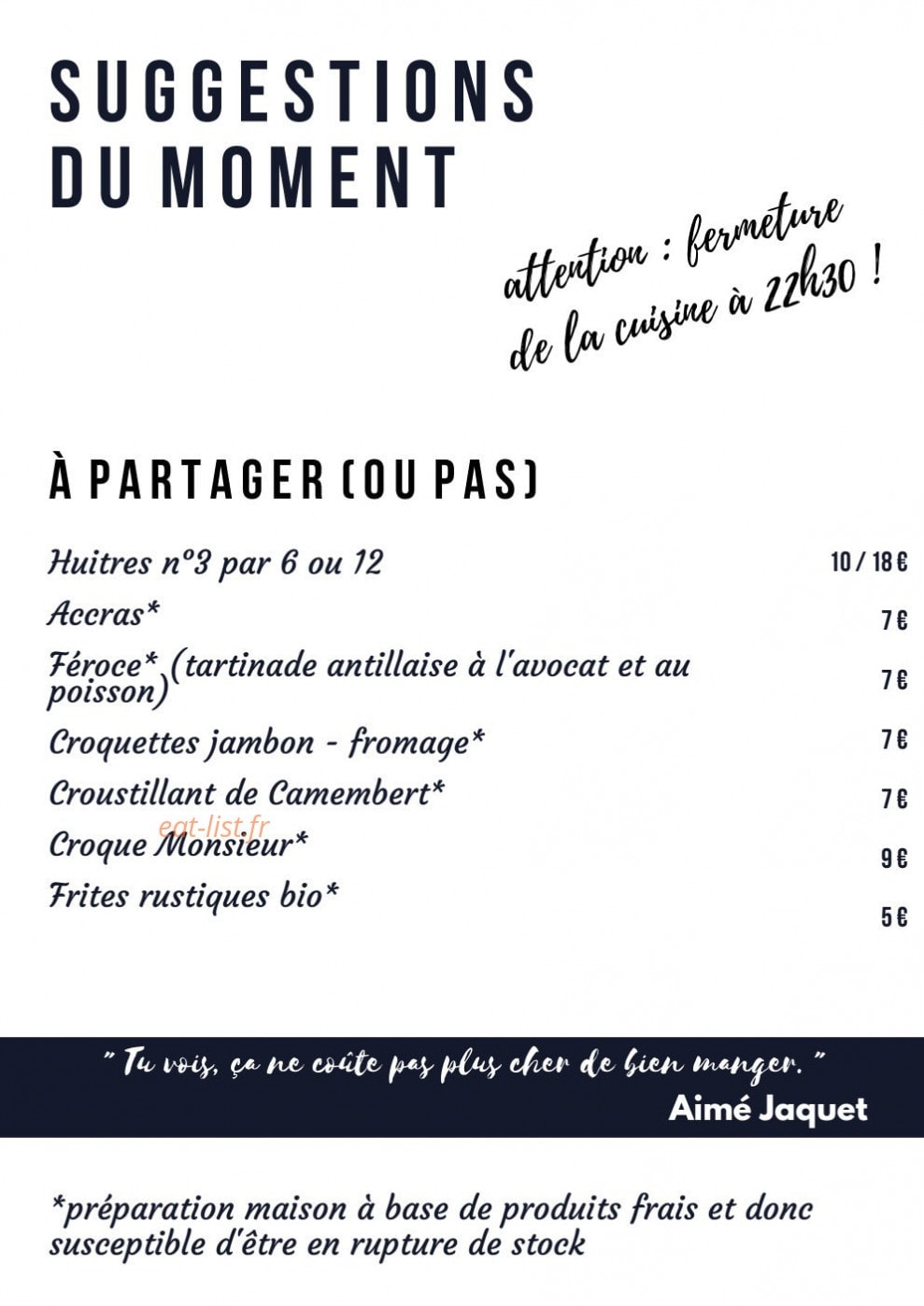 Avis de Tempête — carte page 2