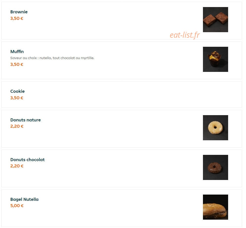 Bagel Max — carte page 5