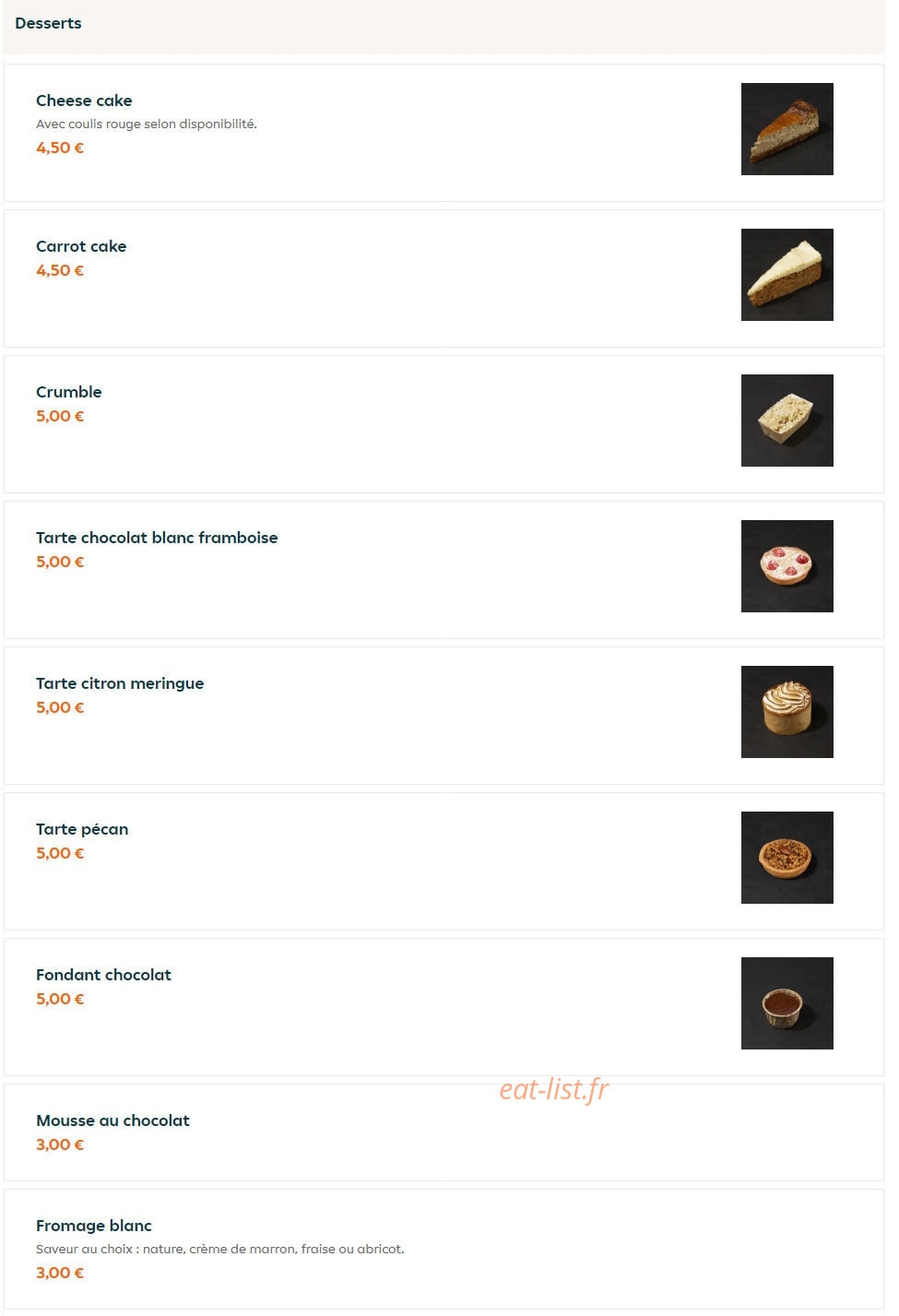 Bagel Max — carte page 4
